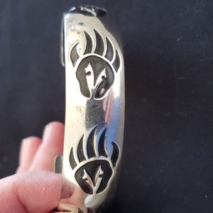 Sterling Silver Bear Paw Bracelet